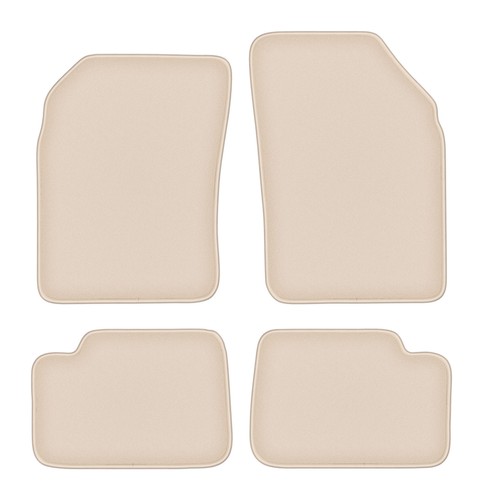 Tapis sol velours beige - tapis,