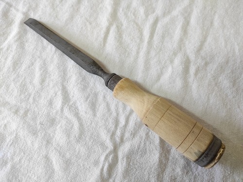 Ancien ciseau bois bédane - à, bois,