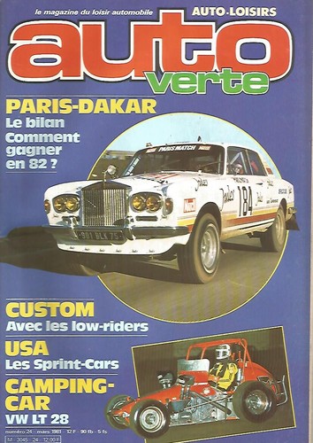 Auto verte paris dakar - verte, n°24
