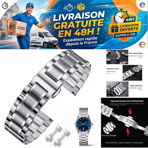 Bracelet montre acier - de,