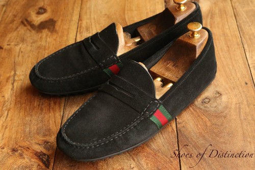 Mocassins gucci daim - mocassins,