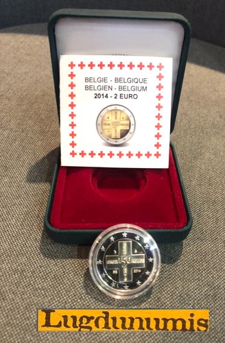 Euro commémo 2014 croix - euro,