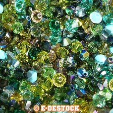 lot de 50 Perles Toupies 4mm