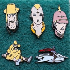 Moebius  5  pin's  neufs avec