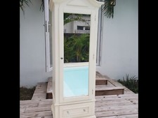 Ethan Allen Legacy Bonnetiere Armoire Wardrobe Country Beige Color