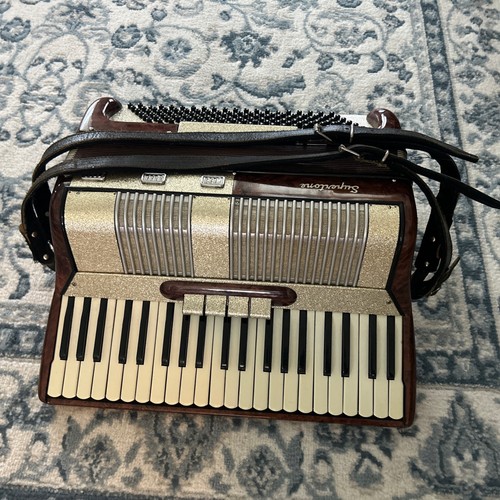 Vintage supertone accordion - accordion, 41