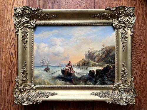Peinture huile sur toile - huile,