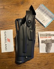Safariland® 6360 ALS®/SLS Level-3 RH Black Duty Holster for GLOCK 19 23 w/ LIGHT