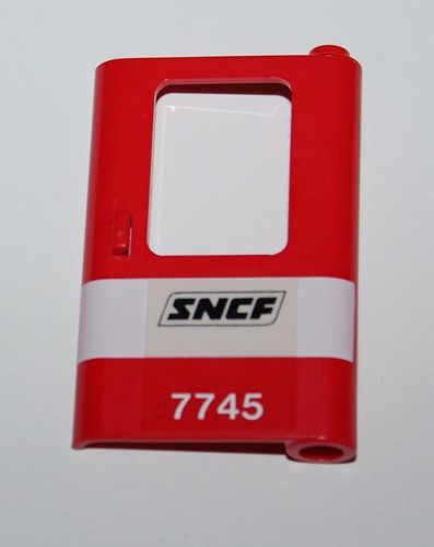 Lego red door train - door, with