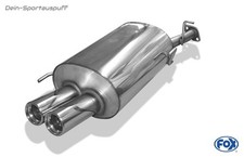 FOX Échappement Sport Honda Prélude 4 Type BB2 BB3 Bj.92-96 2x76 Rond Avec ABS