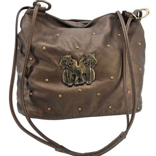 Bronze hobo shoulder bag - shoulder,