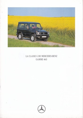 Catalogue brochure mercedes - brochure, g