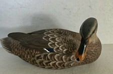 Incredibly Detailed 1981 World Champion Carver Jan Fitch Black Duck
