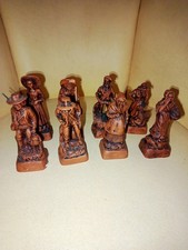 Lot de 8 santons Francis