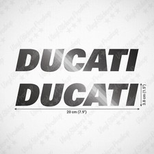 2 stickers adaptés à DUCATI