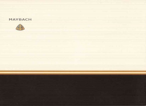 Catalogue brochure maybach - brochure,