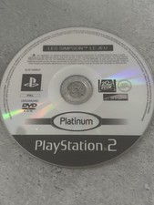 Cd Rayé Non Testé Jeux Les Simpson Le Jeux Playstation 2  PS2  FRA