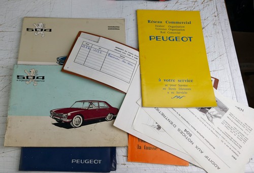Pochette peugeot 504 avec - peugeot,