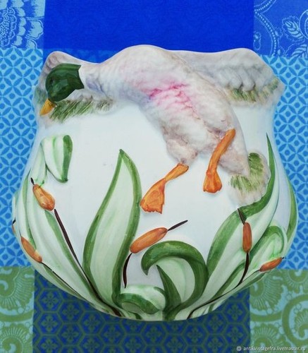 Antique garden pot - antique,