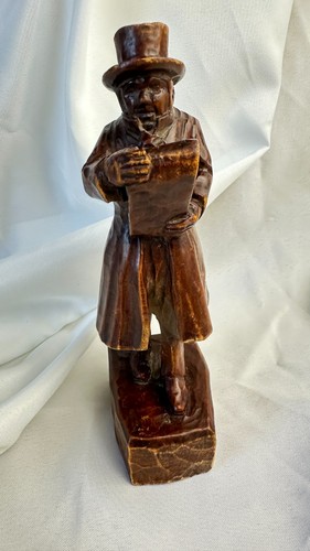 Statuette bois sculpté homme - sculptÉ,