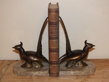 + Pair of greenhouse books stylized birds Art Deco +