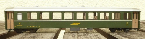 Bemo échelle h0m rhb voiture - bemo,