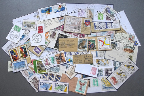 Lot collection timbres france - collection,