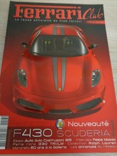 LA REVUE OFFICIELLE DU CLUB FERRARI F 430 SCUDERIA N 13 année 2007