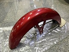 Kawasaki 125cc. B1 B1L Front Fender Melamine Candytone Red *NOS* Genuine Japan