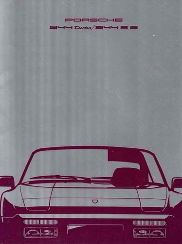 Catalogue brochure porsche 944 - porsche,
