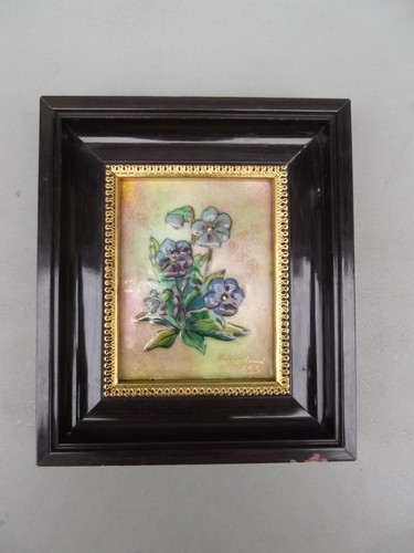 Ancien petit tableau - , émaux