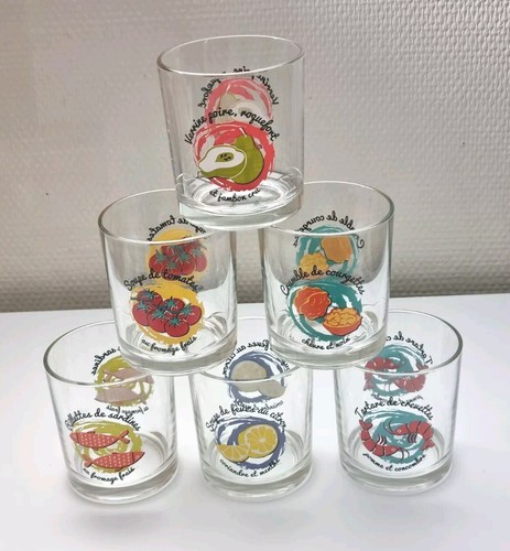 Lots verres moutarde - de, /
