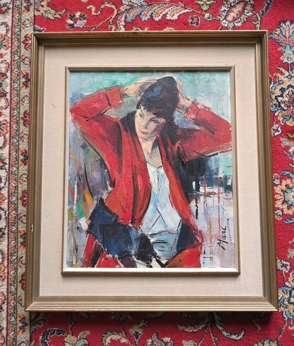 Hst portrait femme - hst,