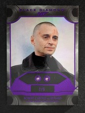 2024 UD Black Diamond James Bond ROBERT CARYLE As RENARD 2/5 Purple Sapphire #93