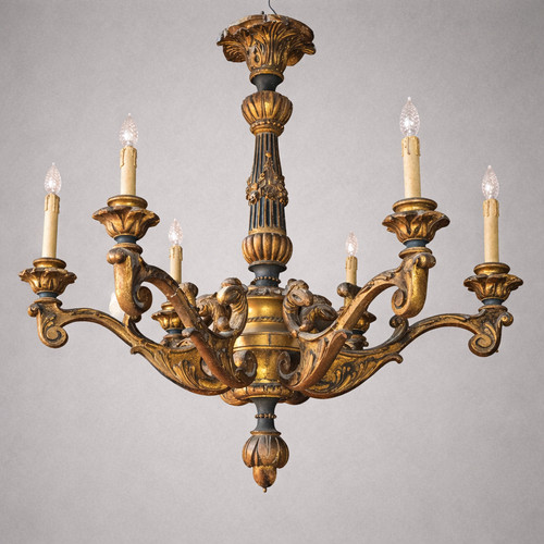 Lustre bois venitien de - bois,