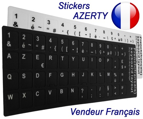 Sticker autocollant azerty - autocollant,
