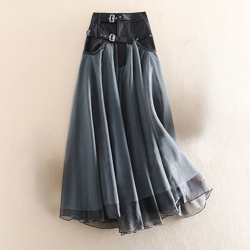 Femme maille jupe haute tutu - maille,