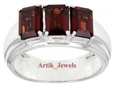 Naturel Gemme Grenat Avec 14K