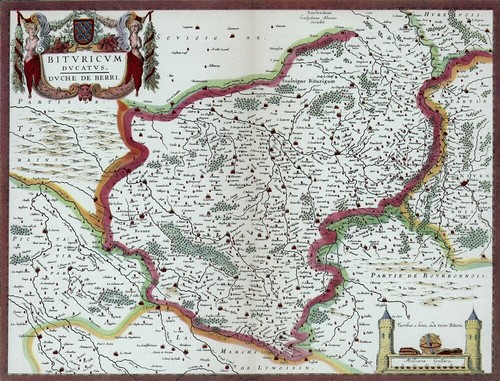 Reproduction carte ancienne - ,