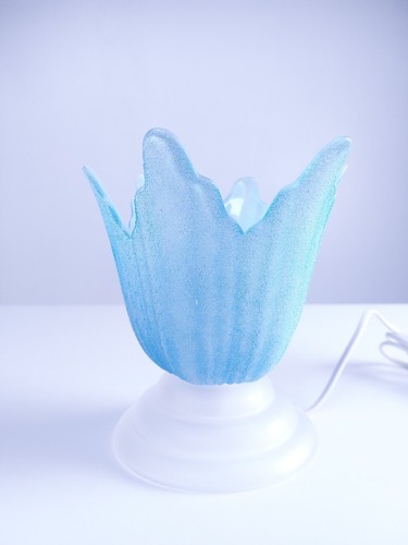 Lampe poser verre tulipe - poser,