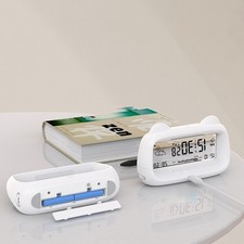 Réveil Numérique Écran Transparent Commandes Conviviviviales Routine Matin