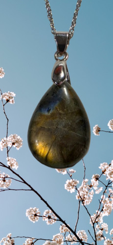 Pendentif goutte - goutte, en
