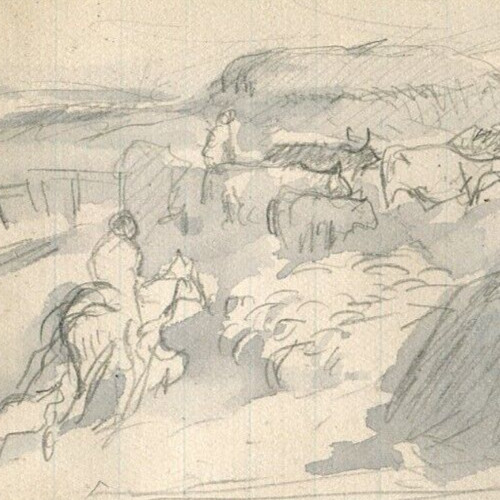 Hay house paysage vache cheval - hay,