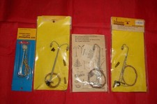 SCHNEIDER VOLLMER HO SET OF 4 ELECTRIC FLOOR LAMPS METAL ELECTRIC TRAIN