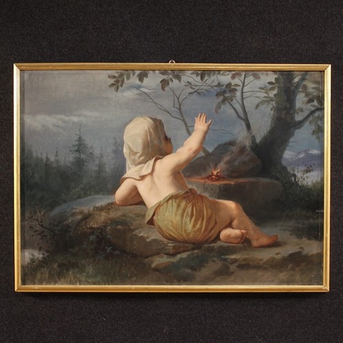 Antique peinture huile sur - antique,