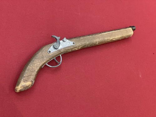 Jouet ancien pistolet bois - ancien,