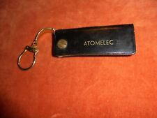 ATOMELEC Genuine Leather Address Directory Diary Keychain 2 Written Addresses
