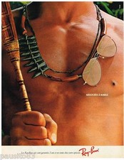 ADVERTISING ADVERTISEMENT 105 1983 RAY-BAN Sunglasses Negotiated at BUBELE
