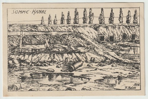 Somme 1916 carte postale - somme,