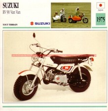 SUZUKI RV 90 Van Van RV90 VanVan 1975 : Fiche Moto #000688